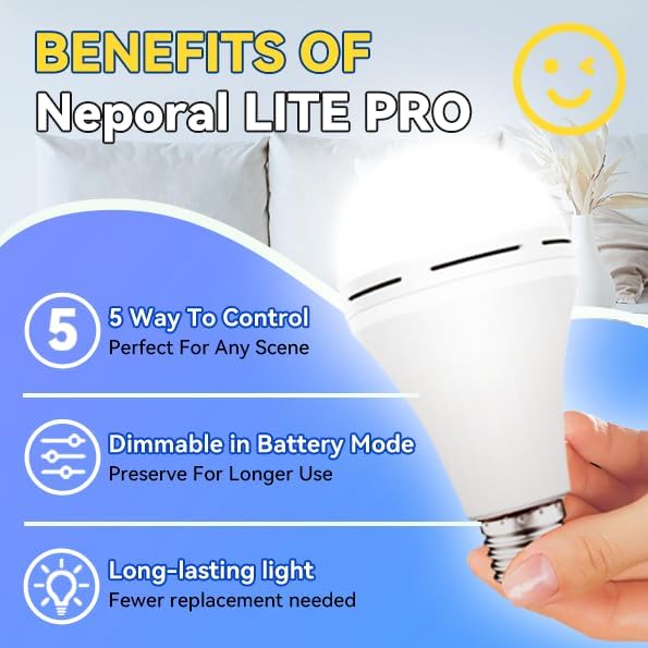 Noodoplaadbare lamp, blijft br - Power Outage Light recensie en prijs