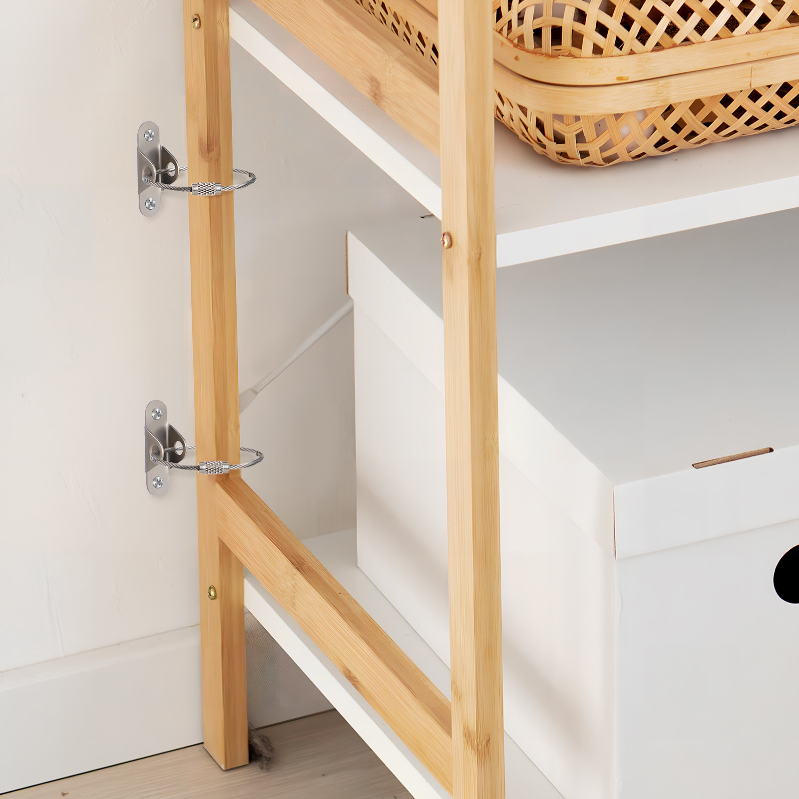 Anti-kantelbeugels voor meubel - Earthquake Anchor Strap recensie en prijs