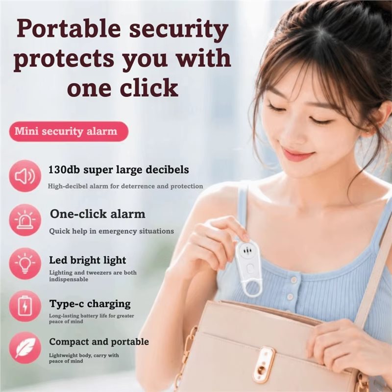 Noodalarm sleutelhanger, draag - Personal Alarm Keychain recensie en prijs